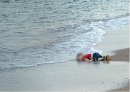 Motiv: „Alan Kurdi“ - Original photograph